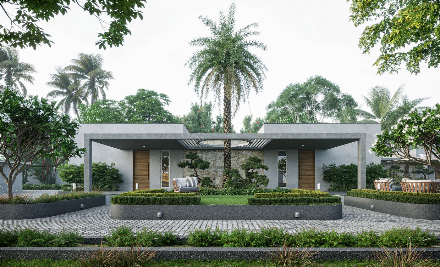 Cottage pavilion at Thrilllanza