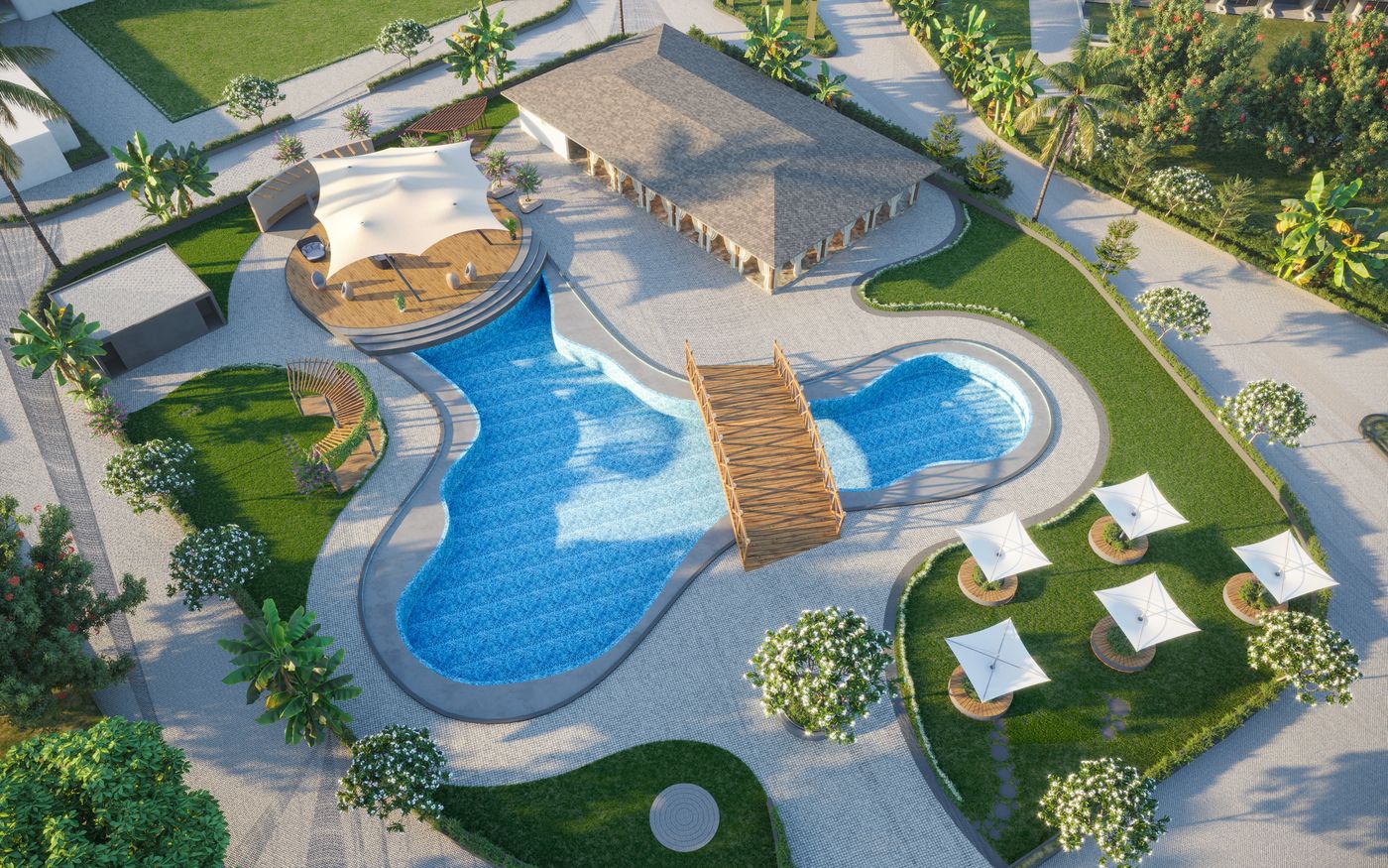 The pool at Thrilllanza